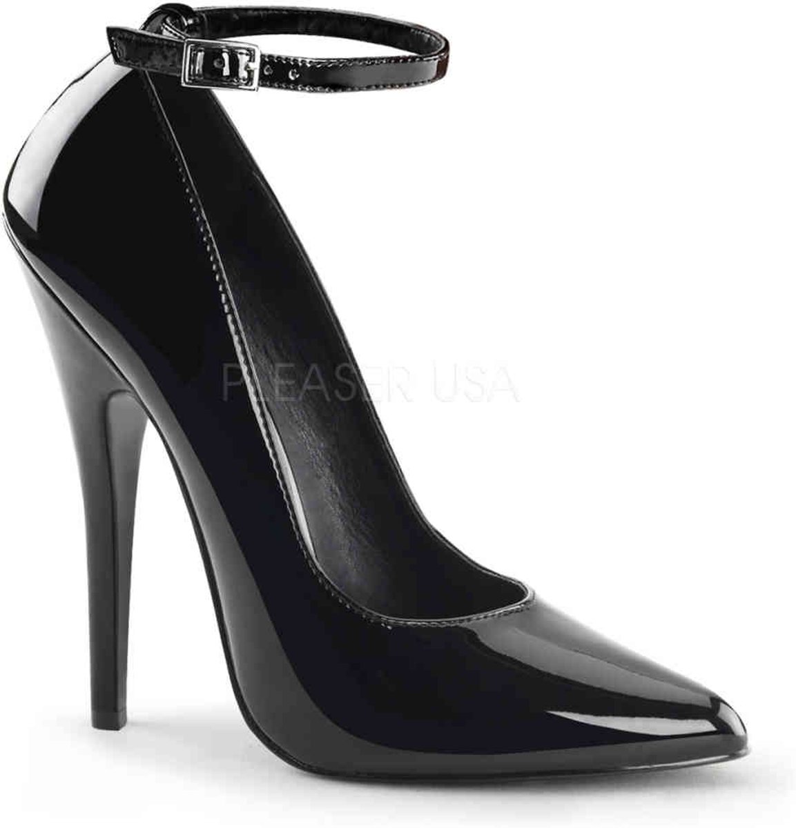 EU 37 = US 7 | DOMINA-431 | 6 Ankle Strap Pump